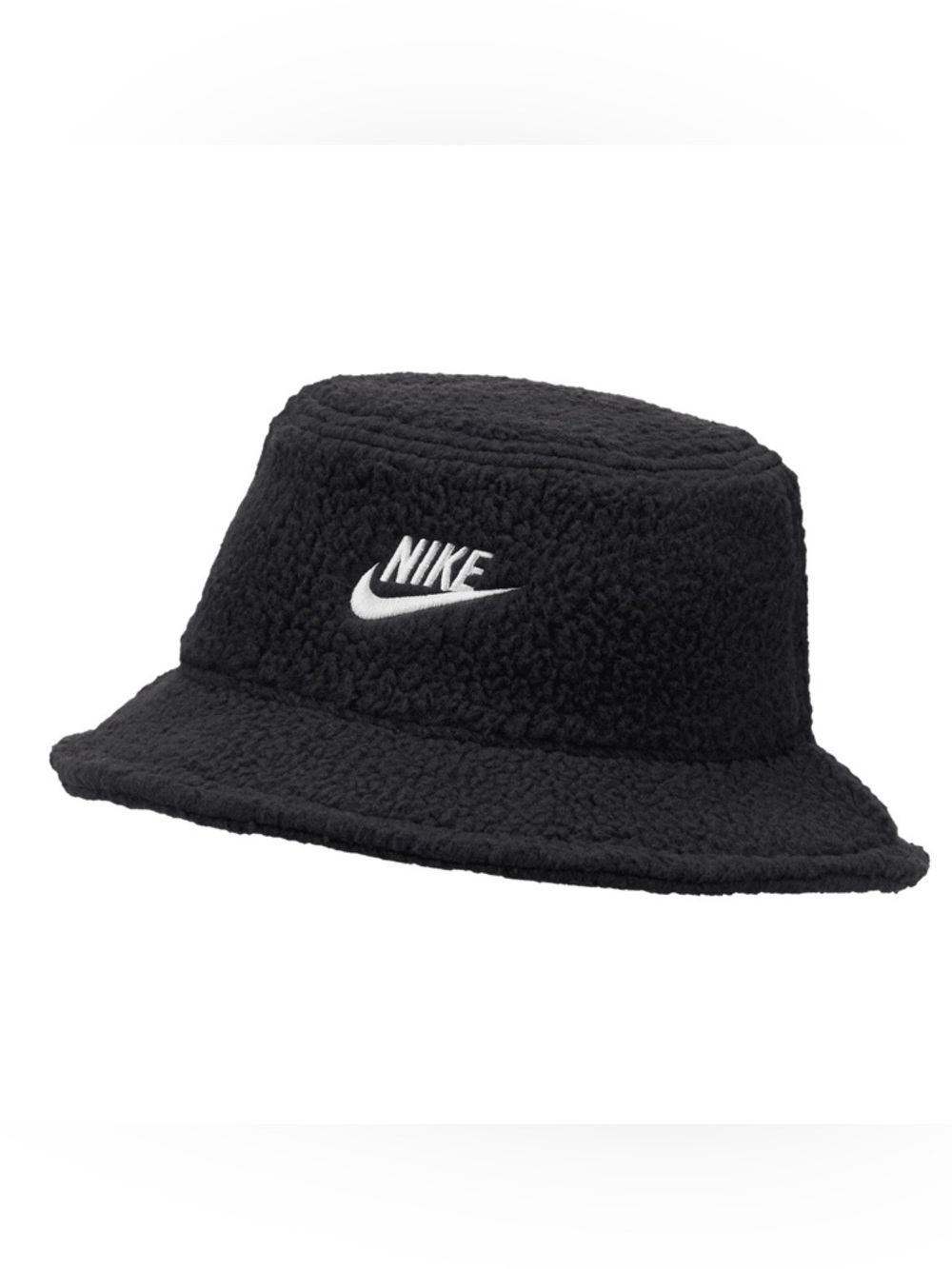 BRAND NEW boy girl youth Nike nike sherpa black bucket hat (one size)